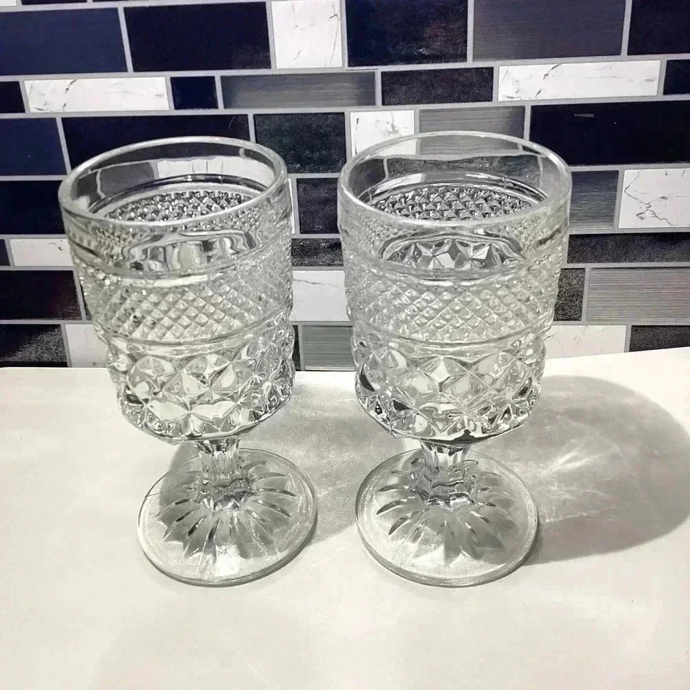 Wexford Anchor Hocking Wine Claret Goblet Style Set of 2